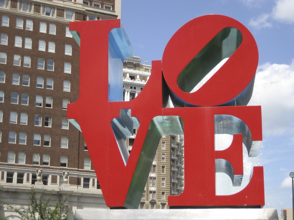 LO / VE sculpture.