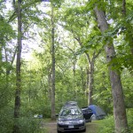 Camping in Wisconsin.